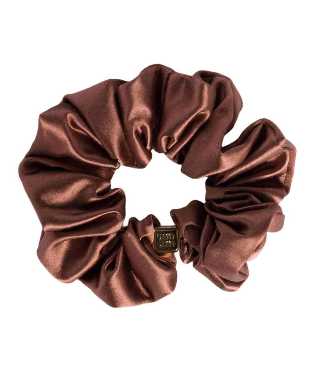 MIU MIU Коричневая заколка, фото 2