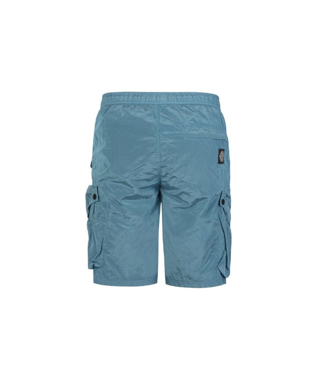 STONE ISLAND Синие шорты, фото 2