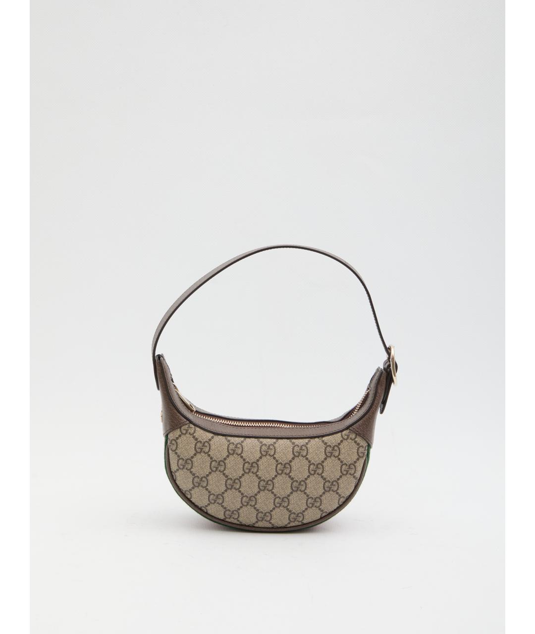 GUCCI Бежевая сумка с короткими ручками, фото 5