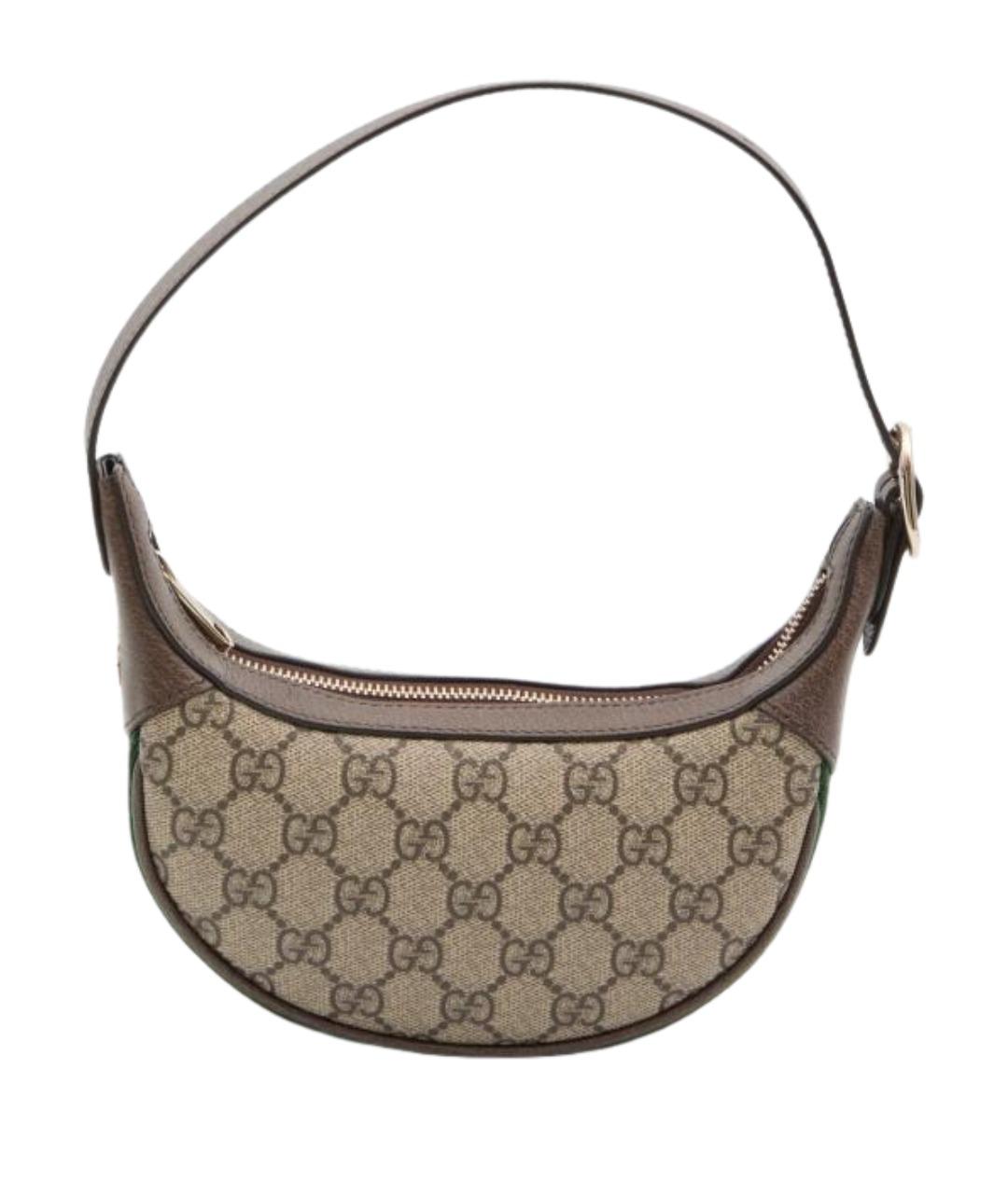 GUCCI Бежевая сумка с короткими ручками, фото 1