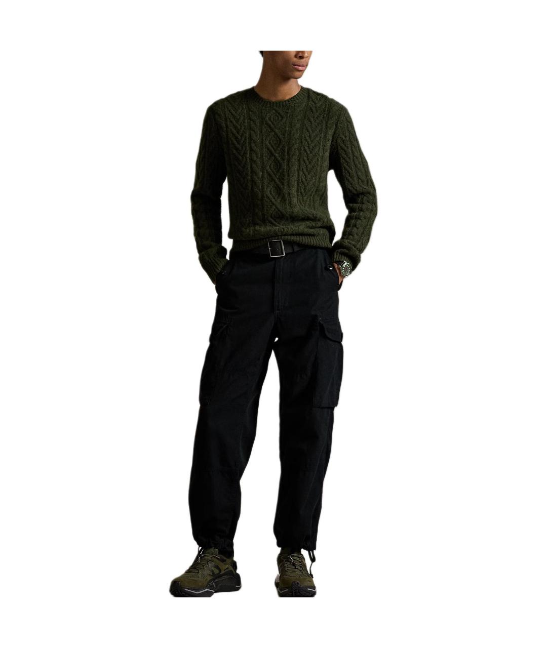 POLO RALPH LAUREN Зеленый джемпер / свитер, фото 2