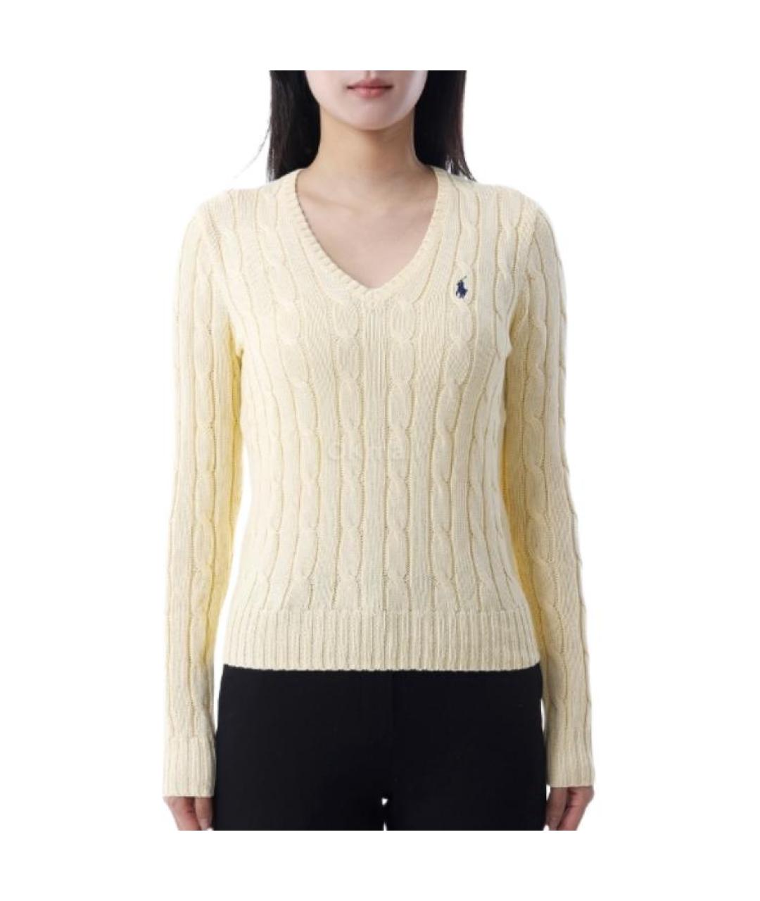 POLO RALPH LAUREN Бежевый джемпер / свитер, фото 5