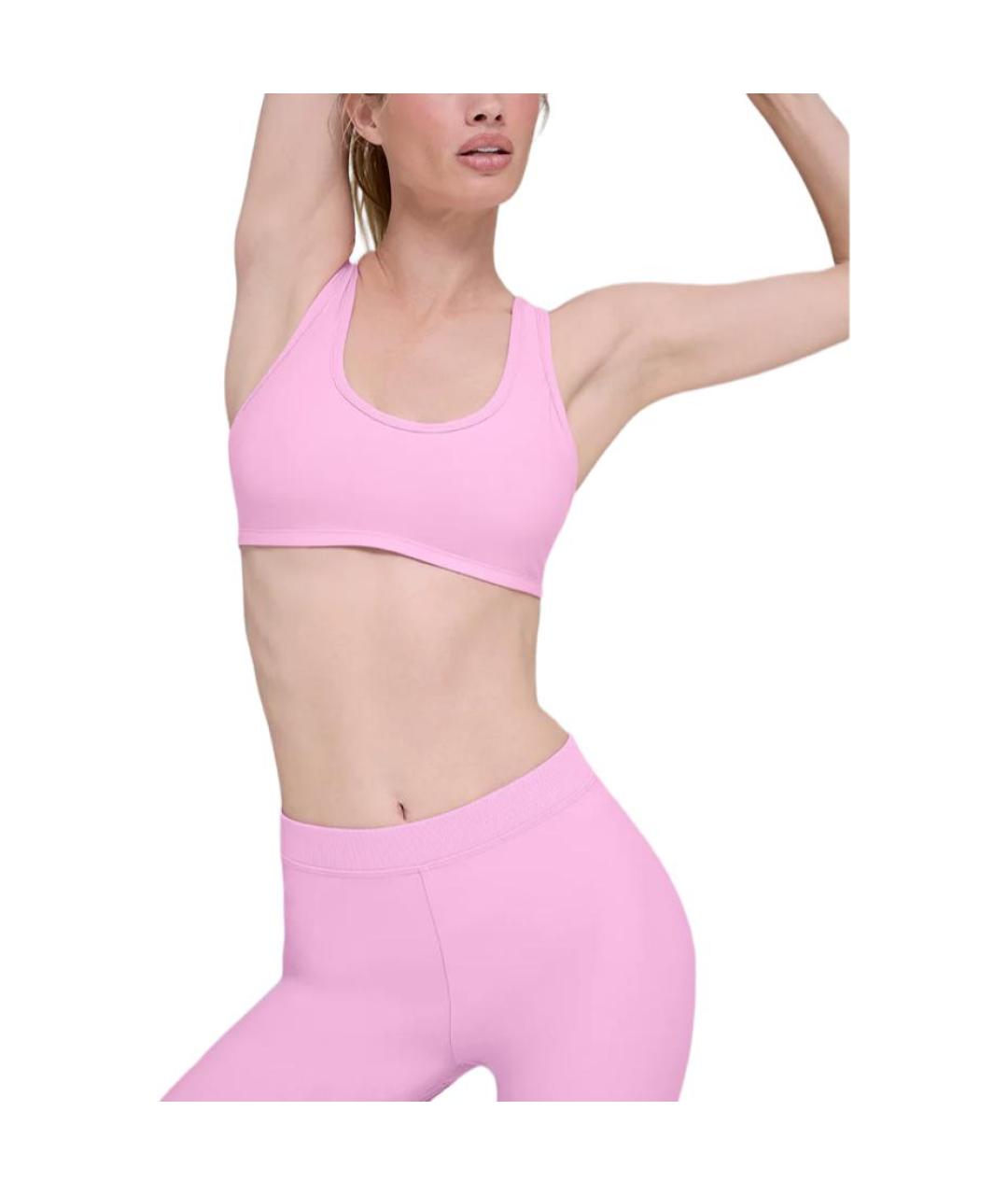 ALO YOGA Розовая майка, фото 3