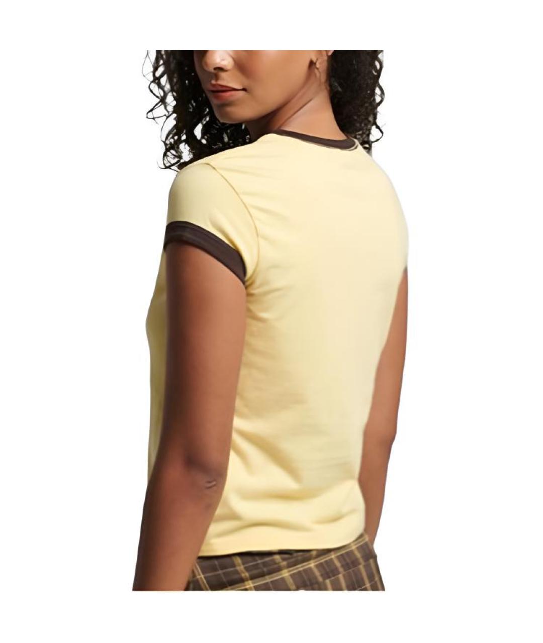 CELINE Желтая футболка, фото 4