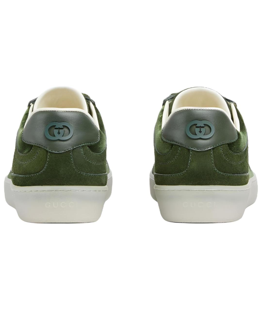 GUCCI Зеленые кеды, фото 5