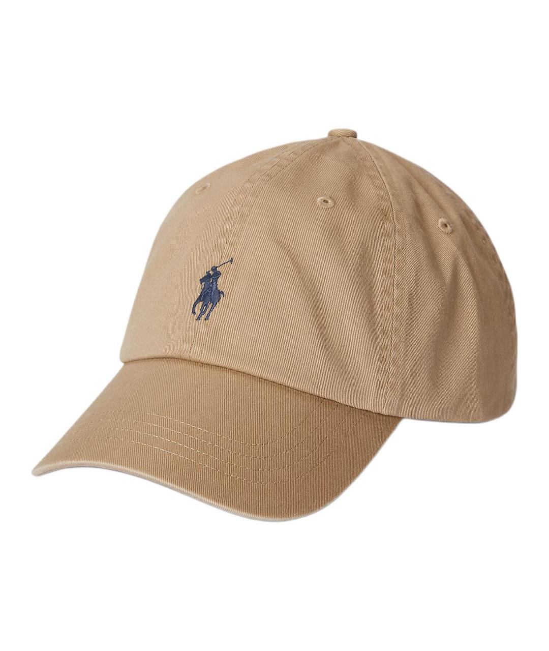 POLO RALPH LAUREN Бежевая хлопковая кепка, фото 1