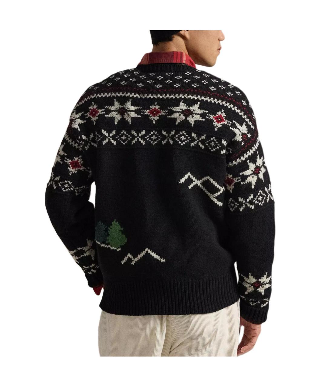 POLO RALPH LAUREN Черный джемпер / свитер, фото 3