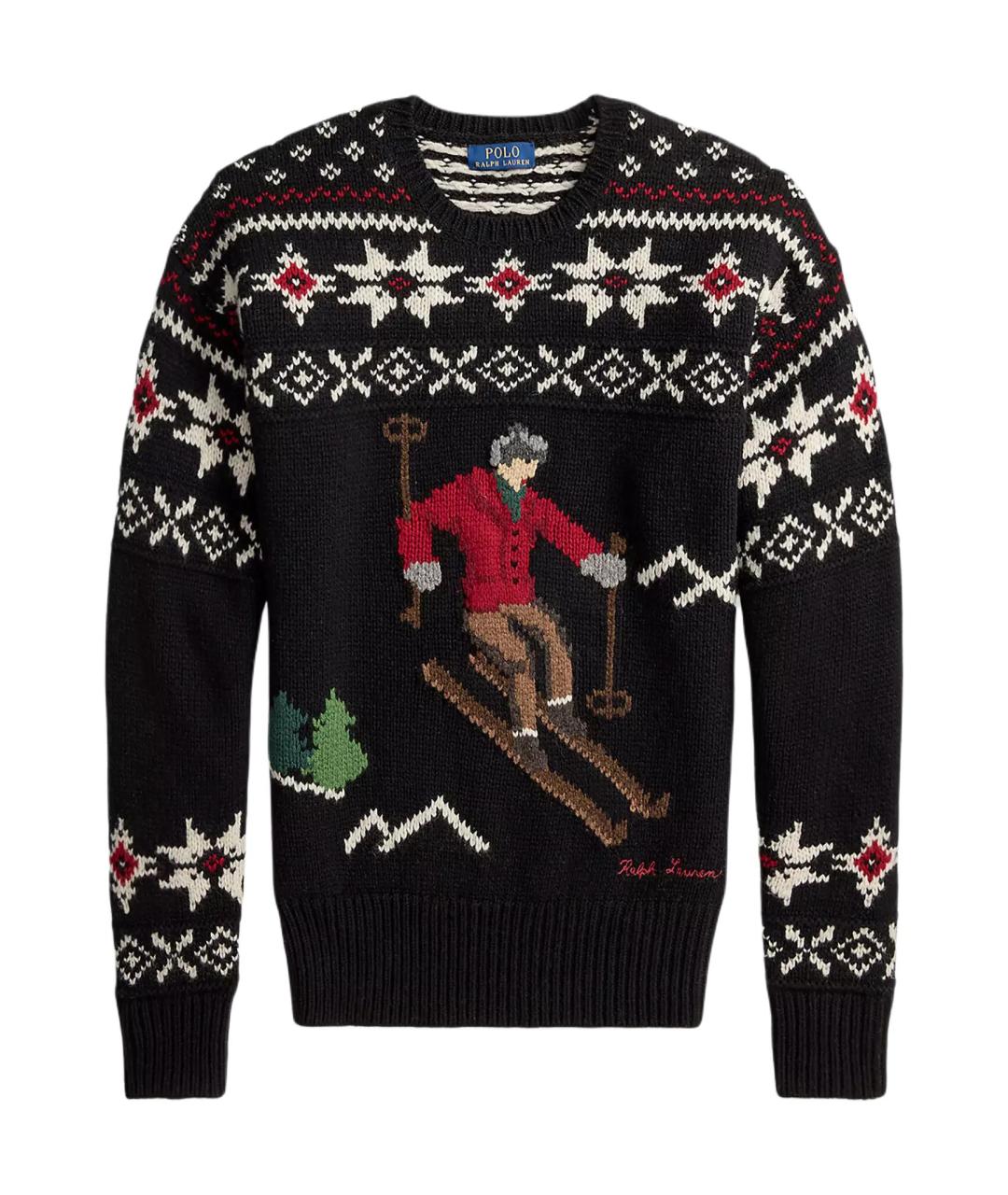 POLO RALPH LAUREN Черный джемпер / свитер, фото 1