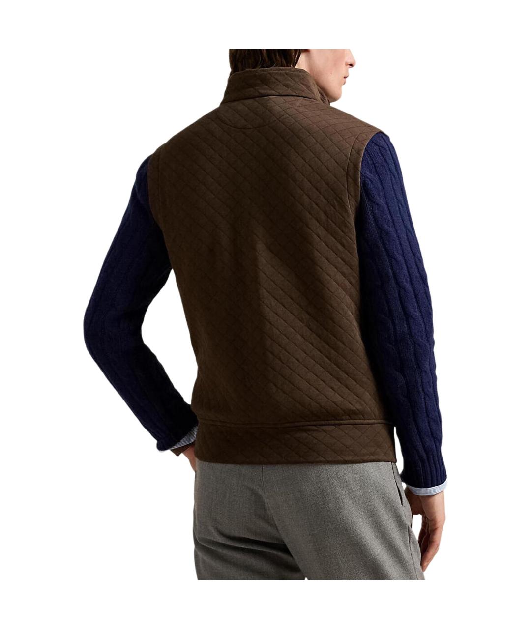 POLO RALPH LAUREN Коричневый жилет, фото 2