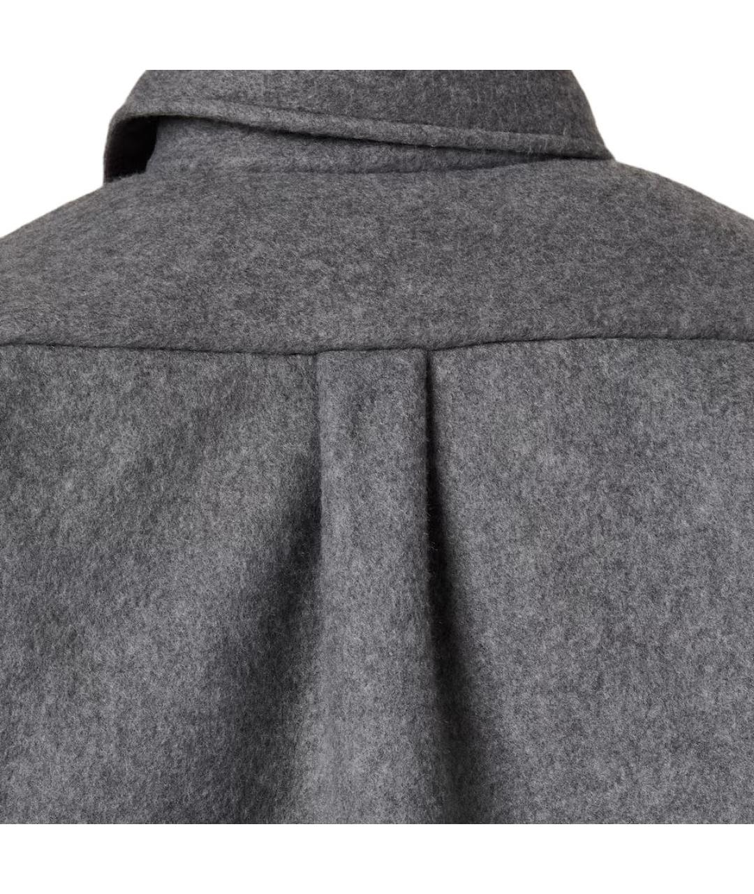 MIU MIU Серая рубашка, фото 3