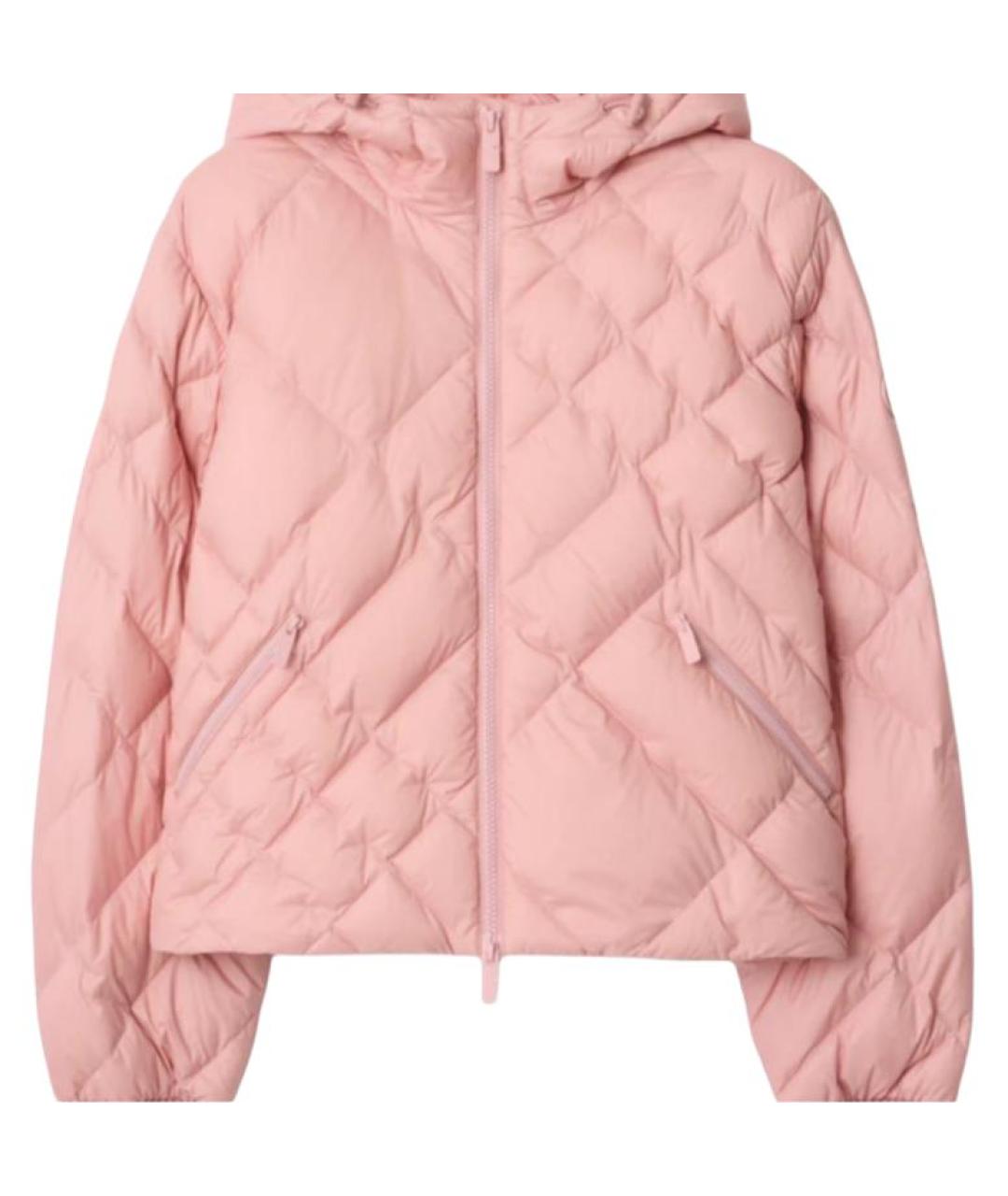BURBERRY Розовый пуховик, фото 2