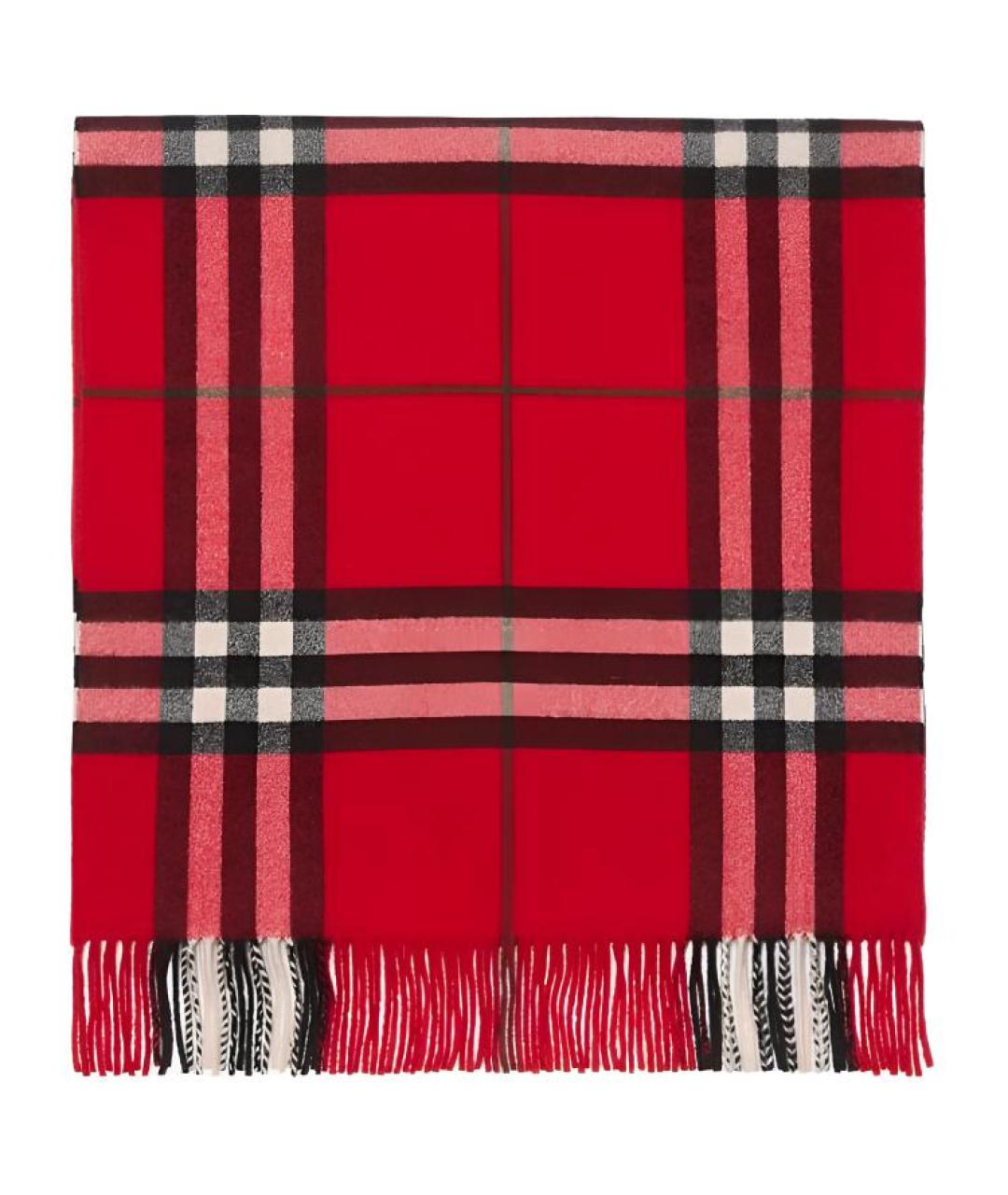 BURBERRY Красный шарф, фото 2