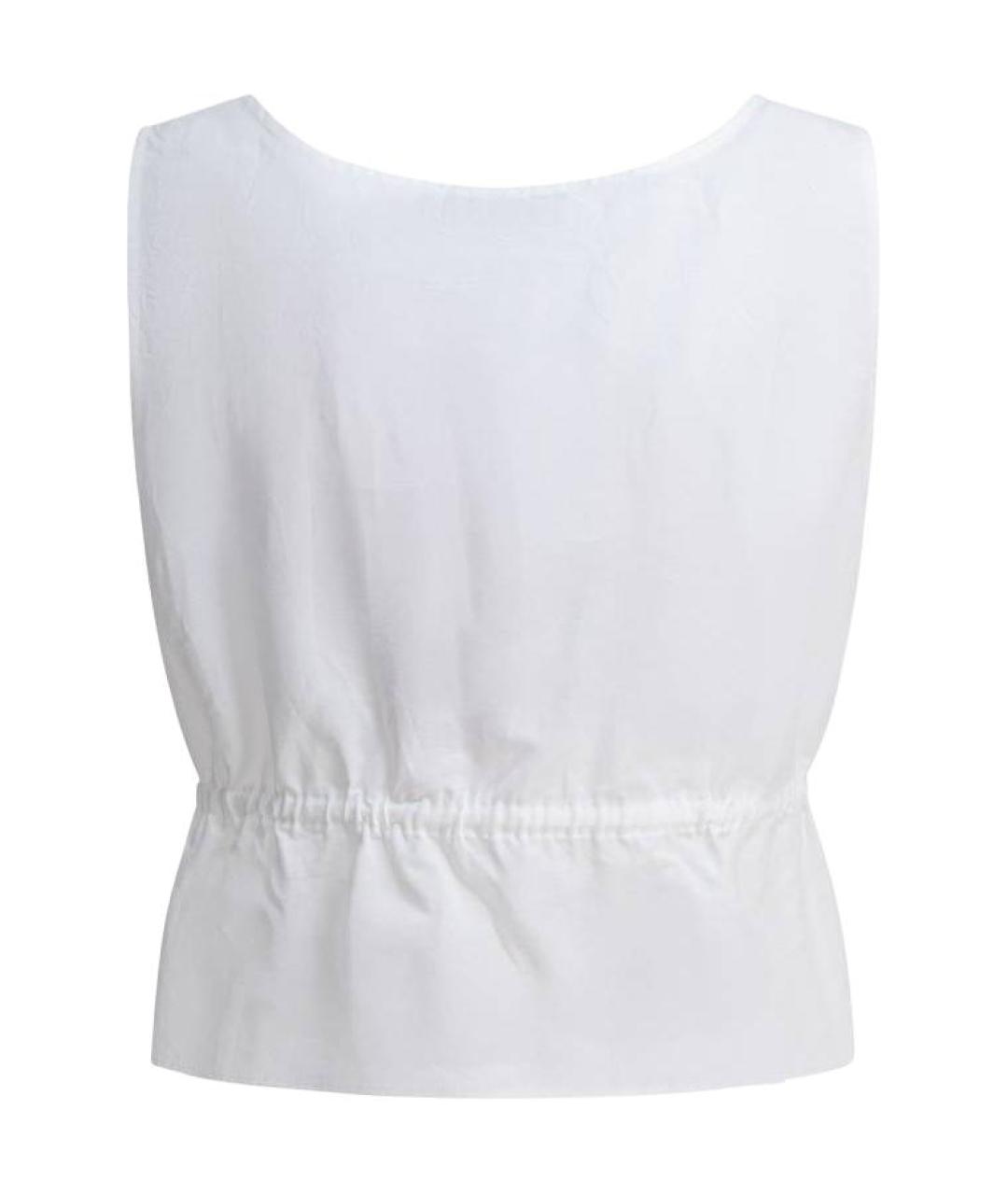 MIU MIU Белая майка, фото 2