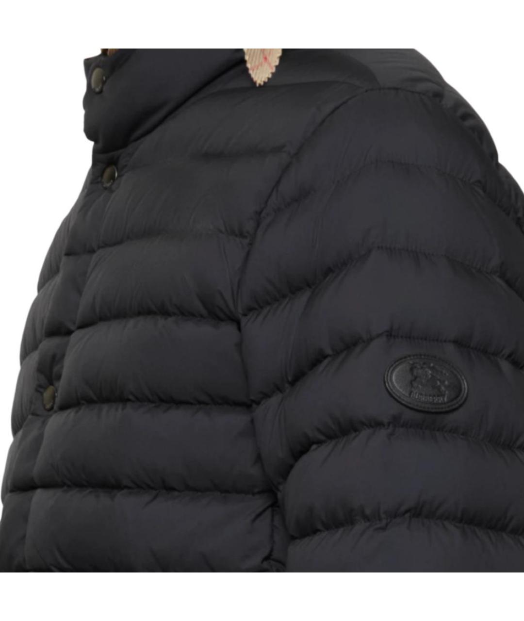 BURBERRY Черный пуховик, фото 2
