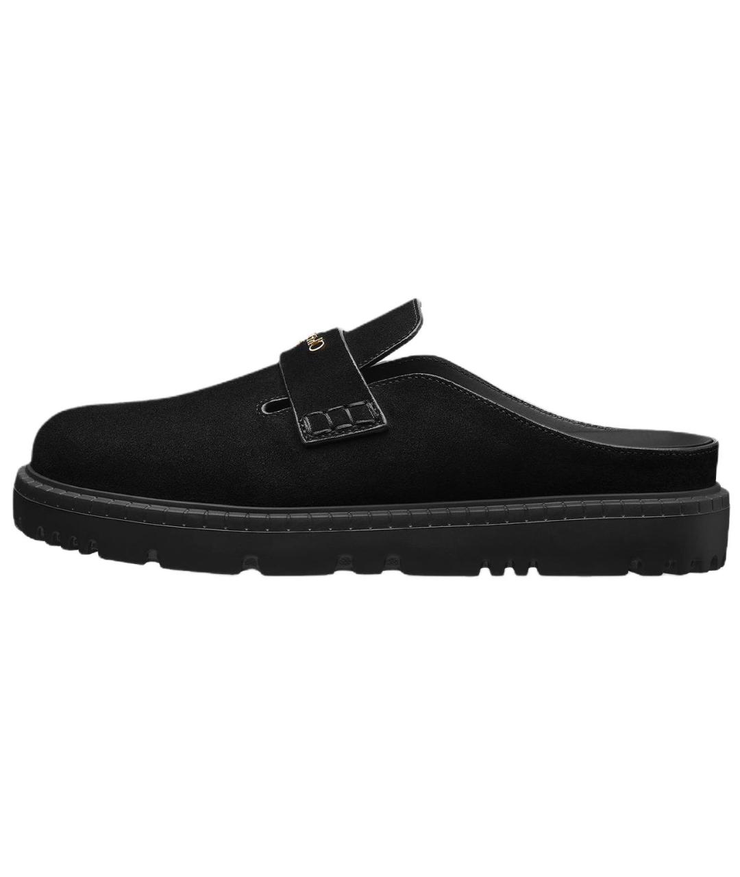 CHRISTIAN DIOR Черные мюли, фото 2