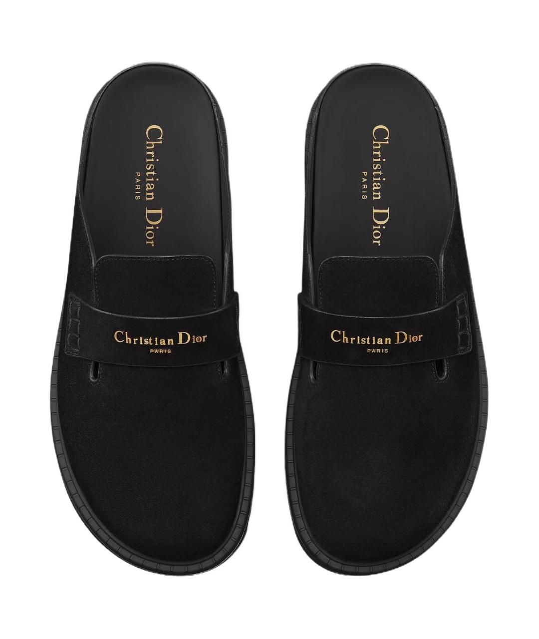 CHRISTIAN DIOR Черные мюли, фото 4