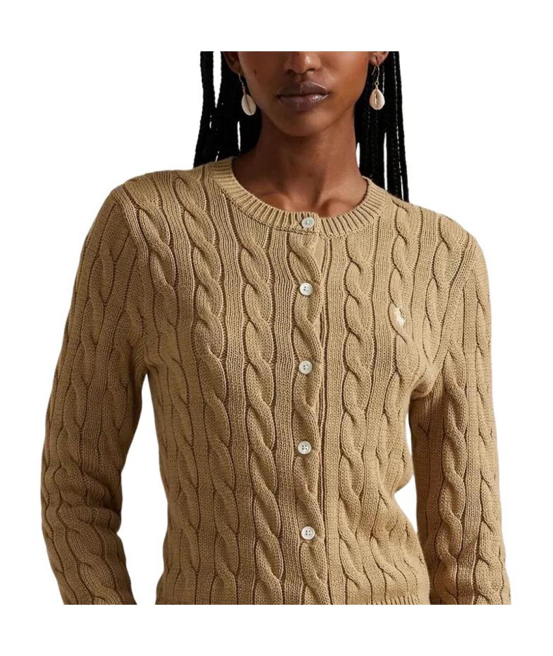 POLO RALPH LAUREN Хаки кардиган, фото 5