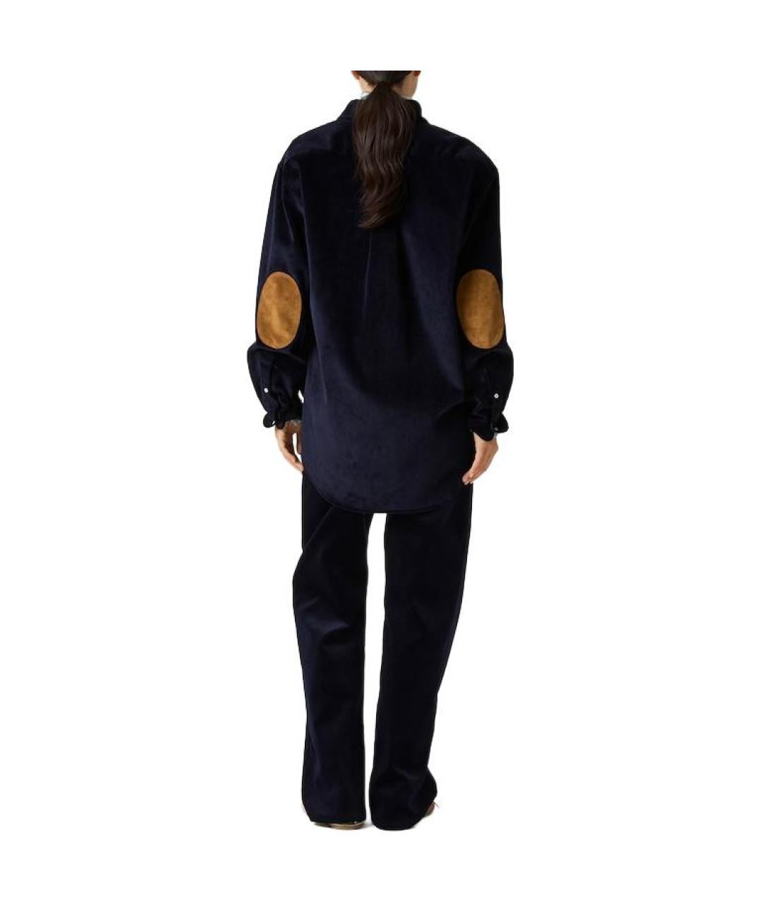 MIU MIU Темно-синяя рубашка, фото 4