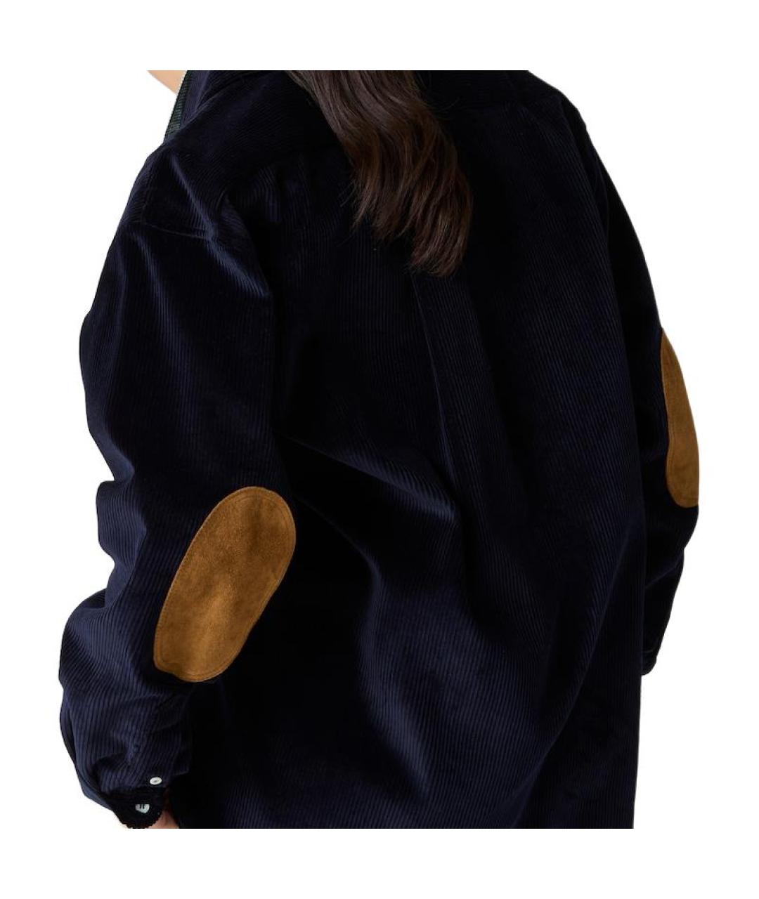 MIU MIU Темно-синяя рубашка, фото 5