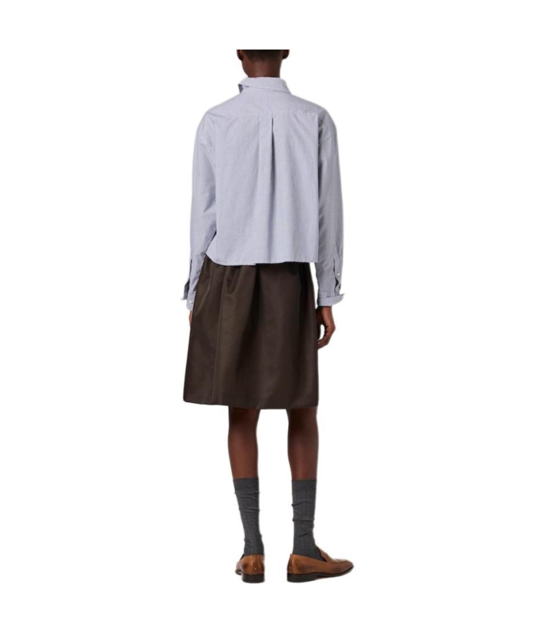 MIU MIU Синяя рубашка, фото 3