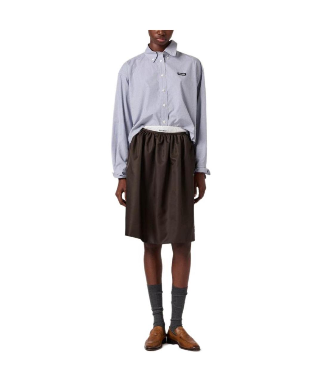 MIU MIU Синяя рубашка, фото 2