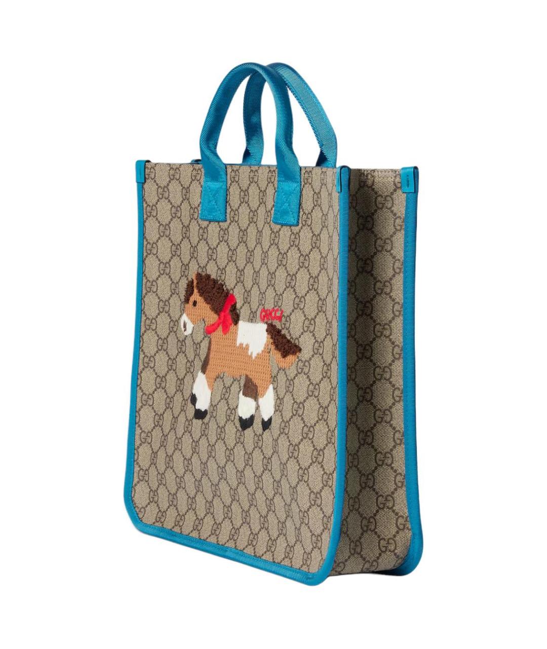 GUCCI Коричневая сумка тоут, фото 2