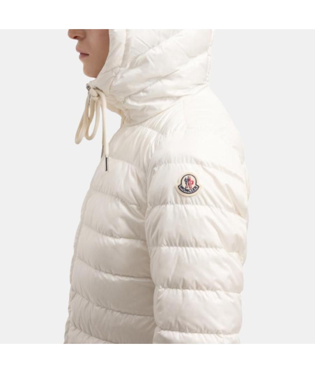 MONCLER Белый пуховик, фото 2