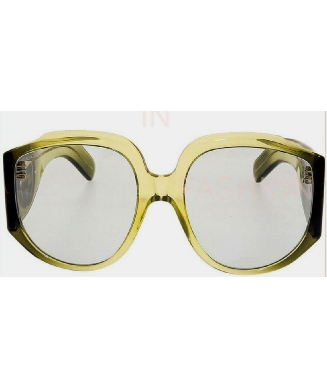 GUCCI Зеленые пластиковые солнцезащитные очки, фото 5