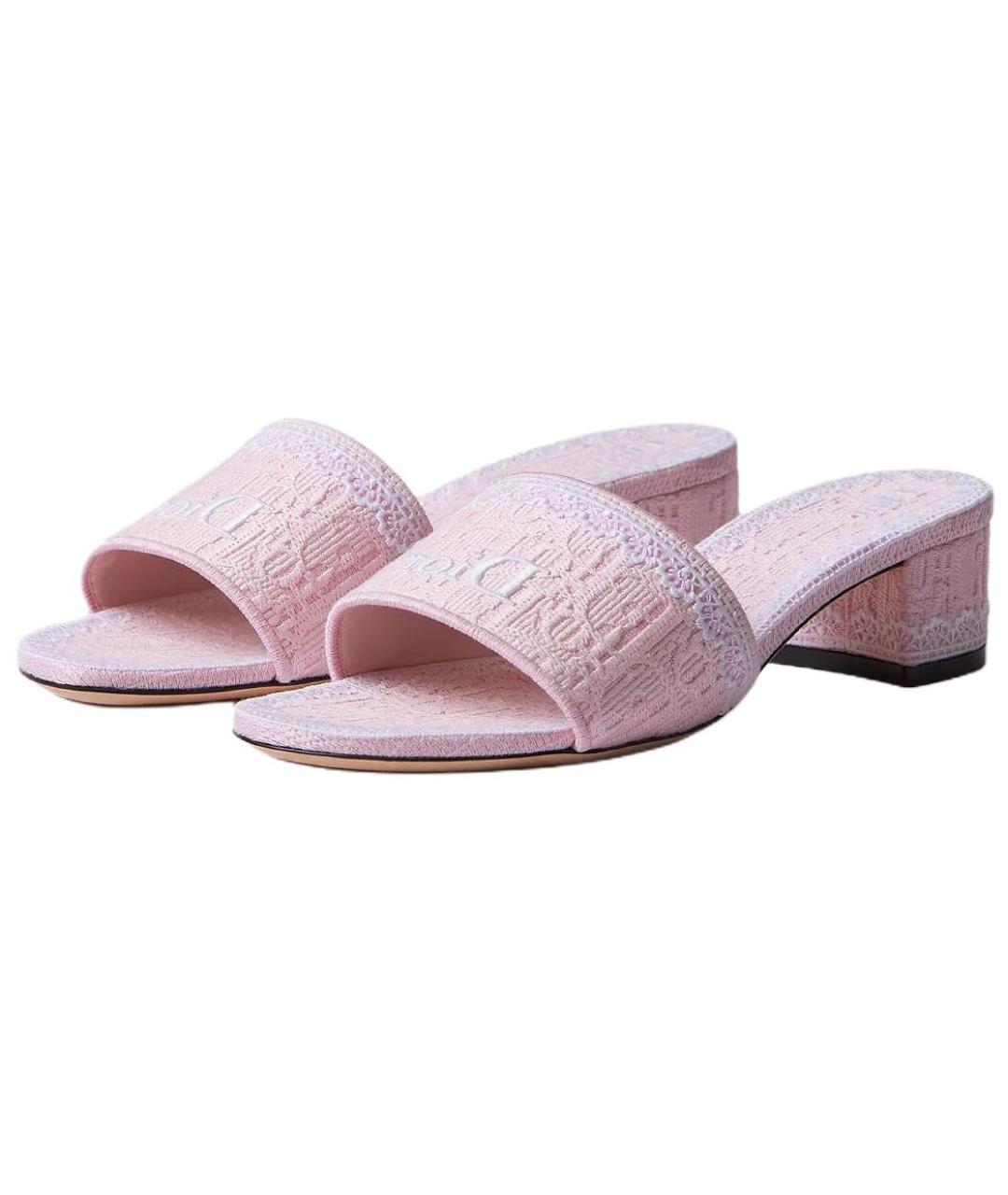 CHRISTIAN DIOR Розовые сандалии, фото 4