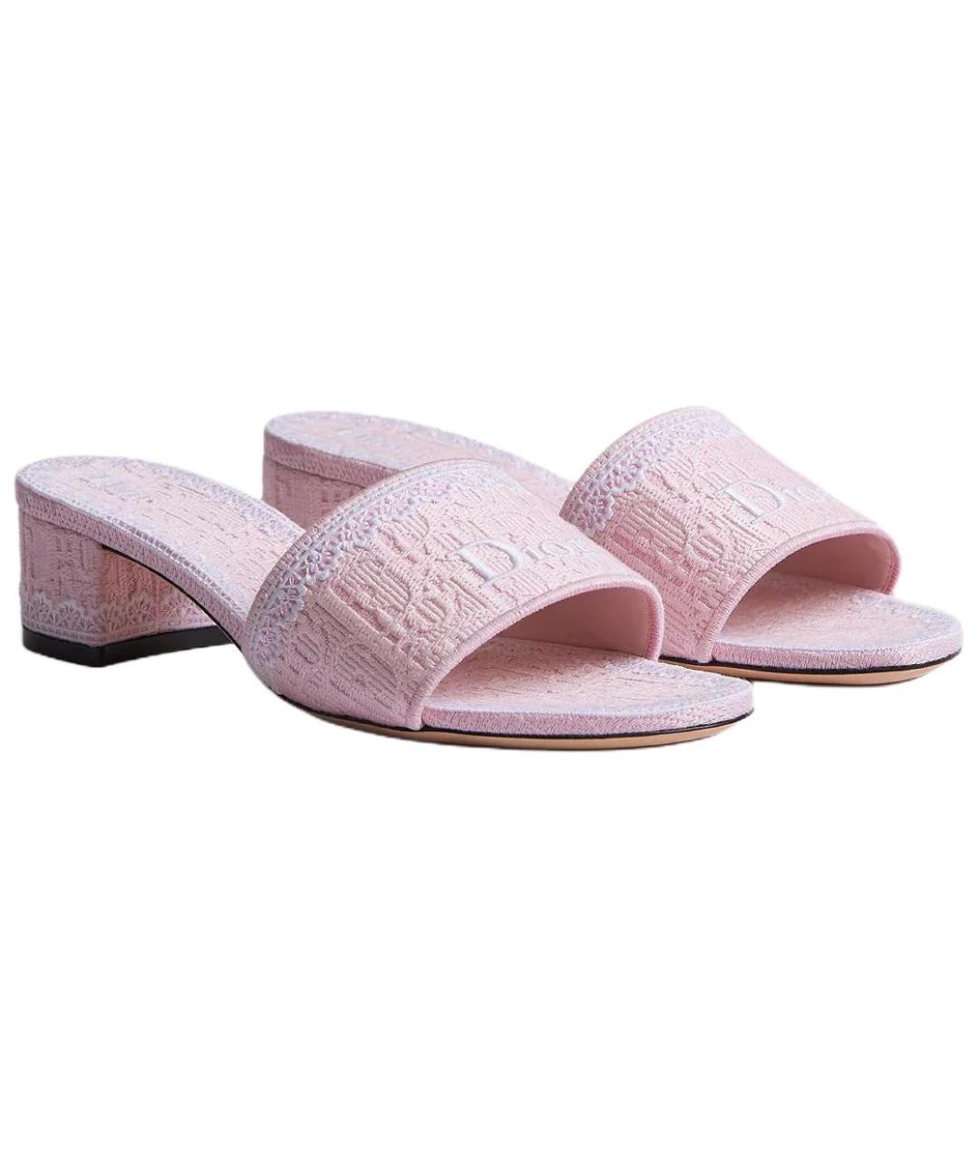 CHRISTIAN DIOR Розовые сандалии, фото 3