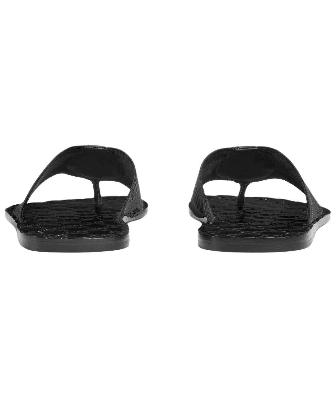 GUCCI Черные шлепанцы, фото 5