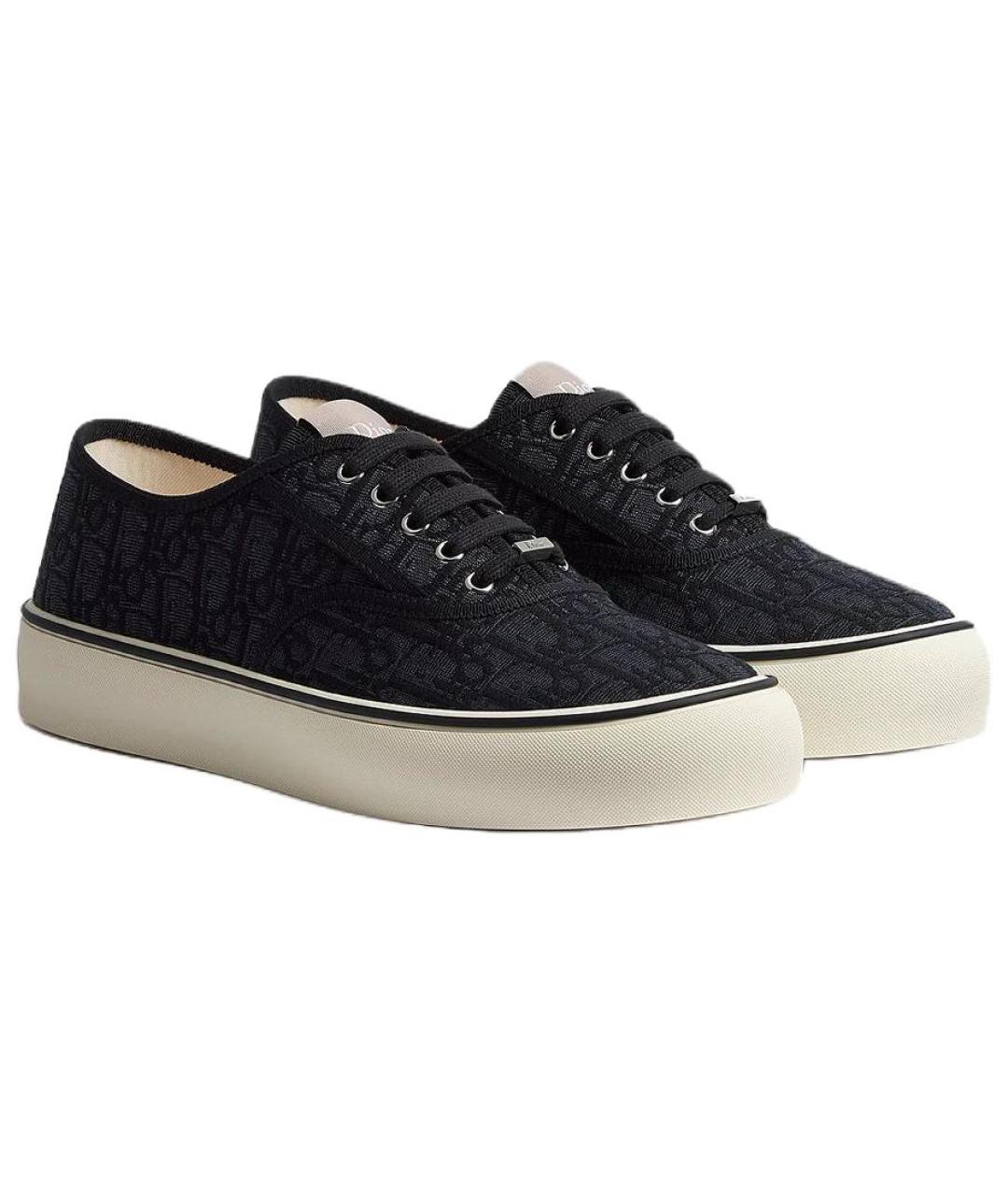 CHRISTIAN DIOR Черные низкие кроссовки / кеды, фото 3