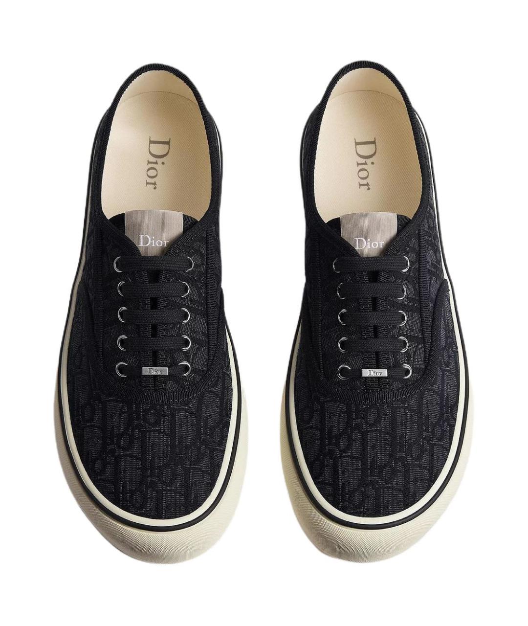 CHRISTIAN DIOR Черные низкие кроссовки / кеды, фото 4