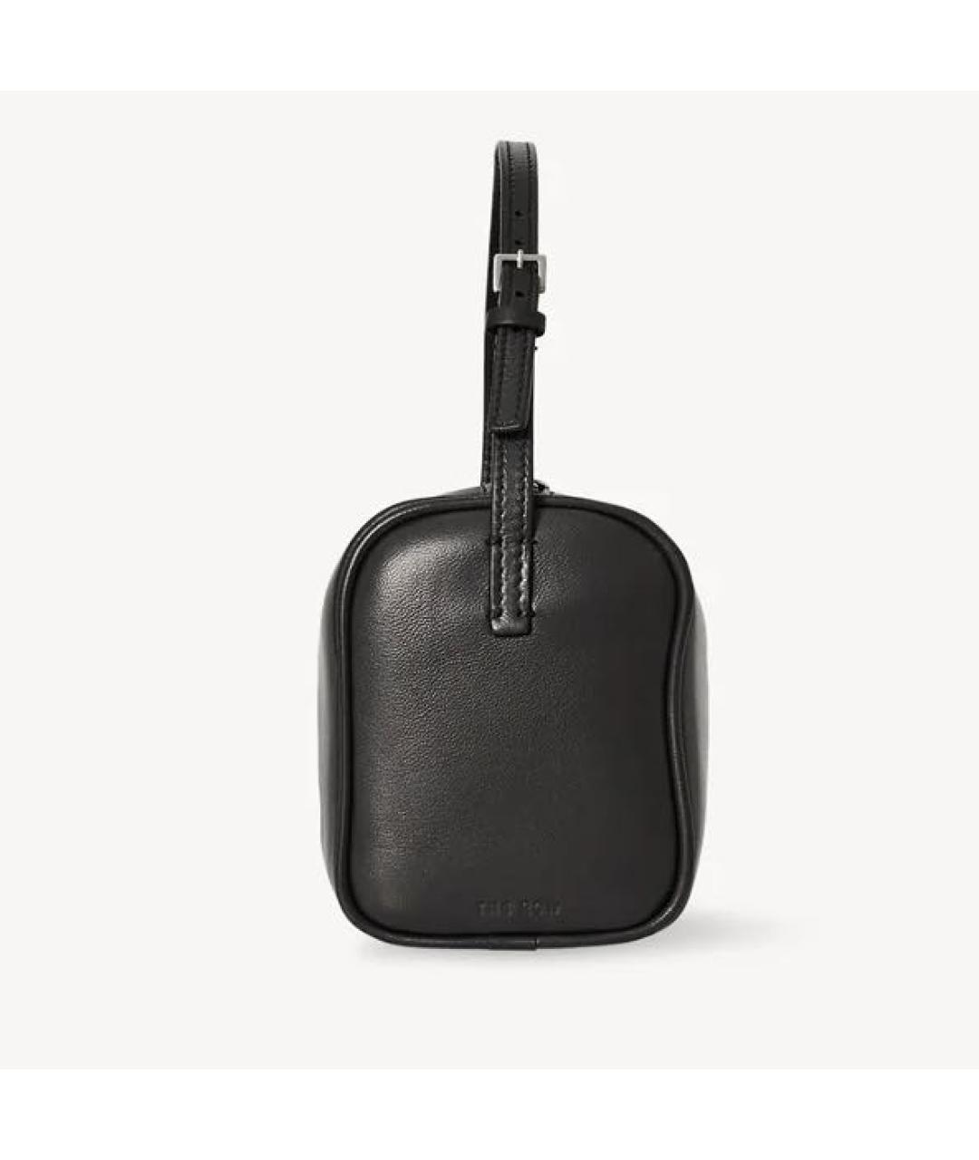 THE ROW Коричневая кожаная сумка с короткими ручками, фото 3