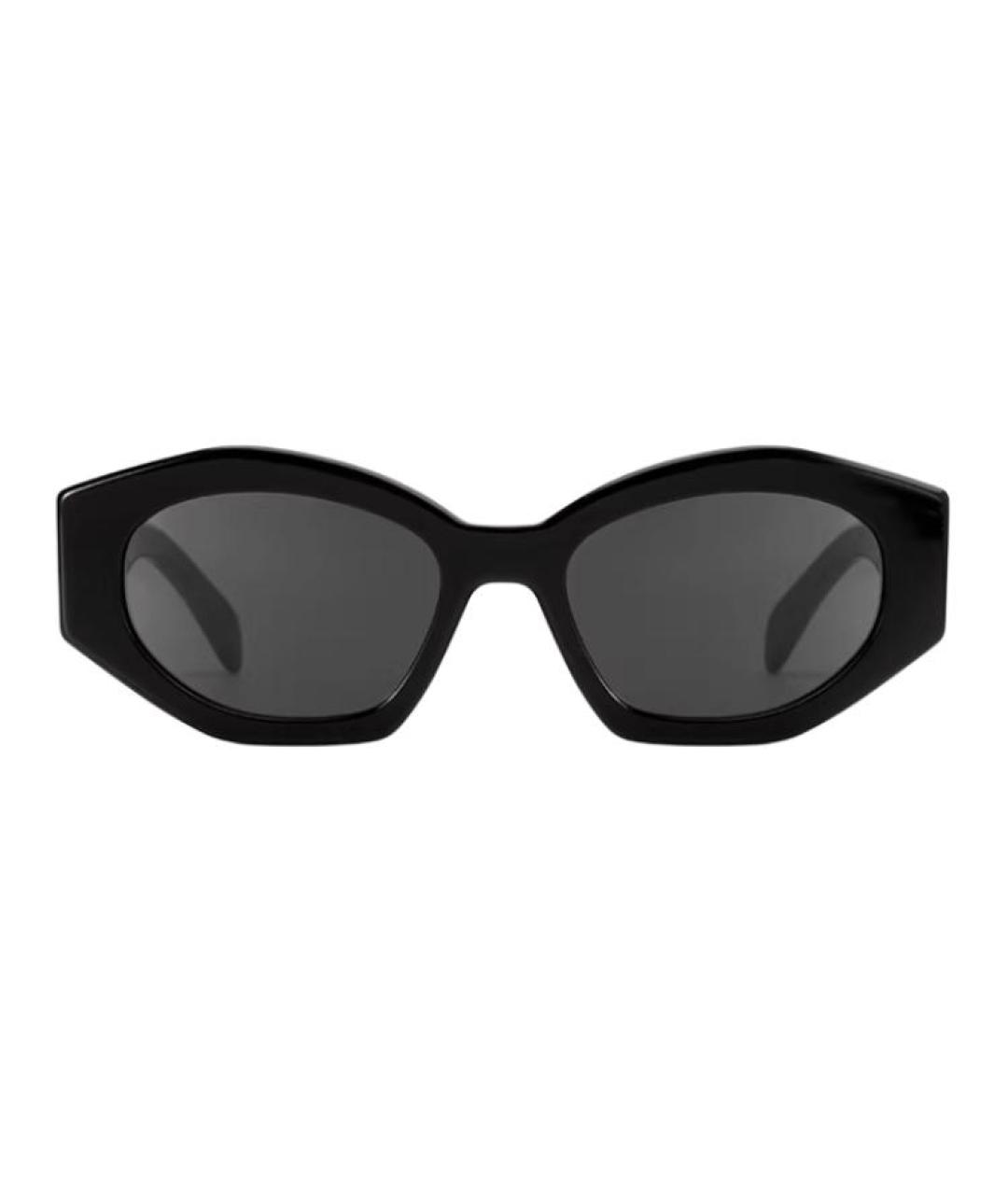CELINE Черные пластиковые солнцезащитные очки, фото 3