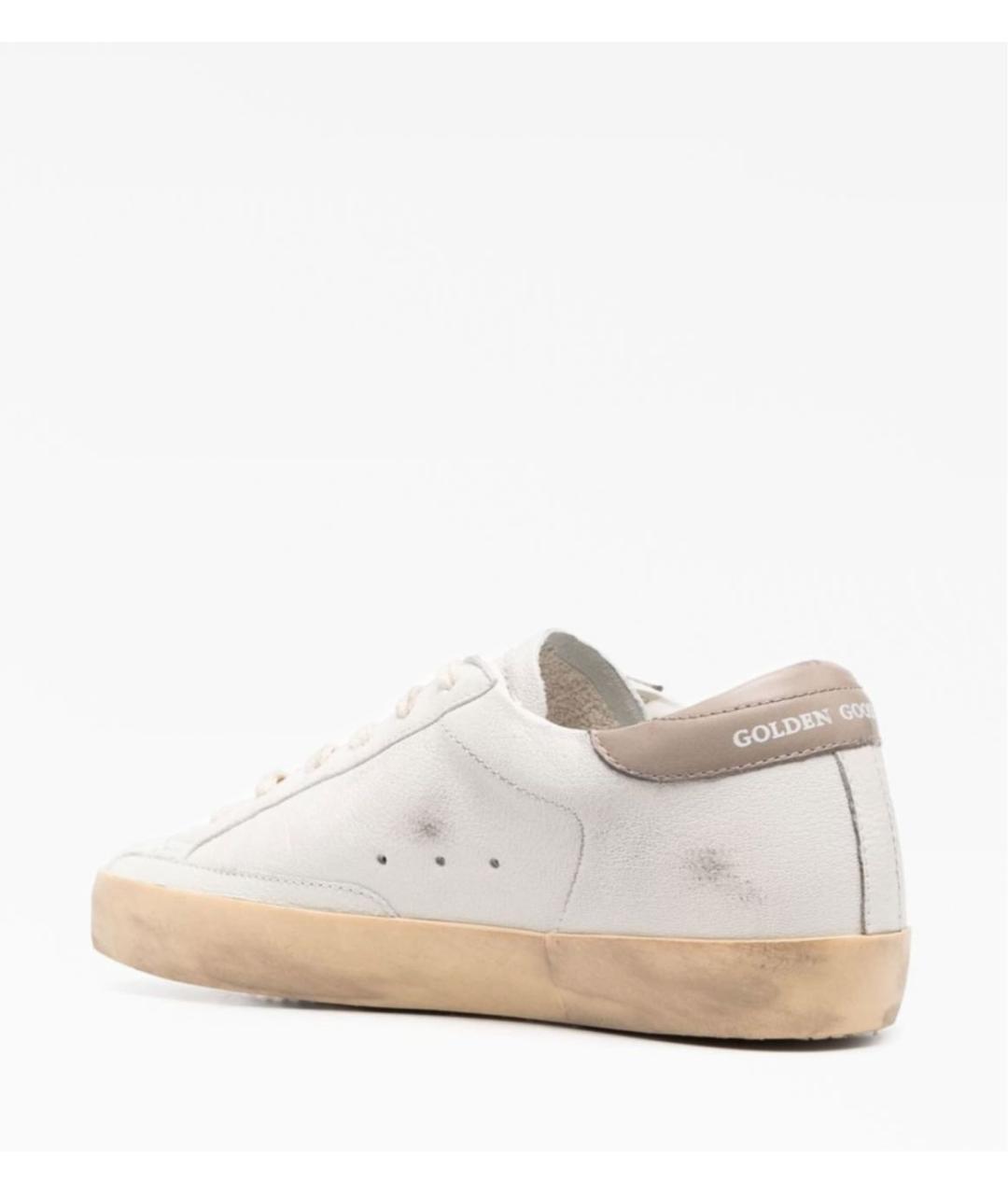 GOLDEN GOOSE DELUXE BRAND Белые кожаные кеды, фото 4