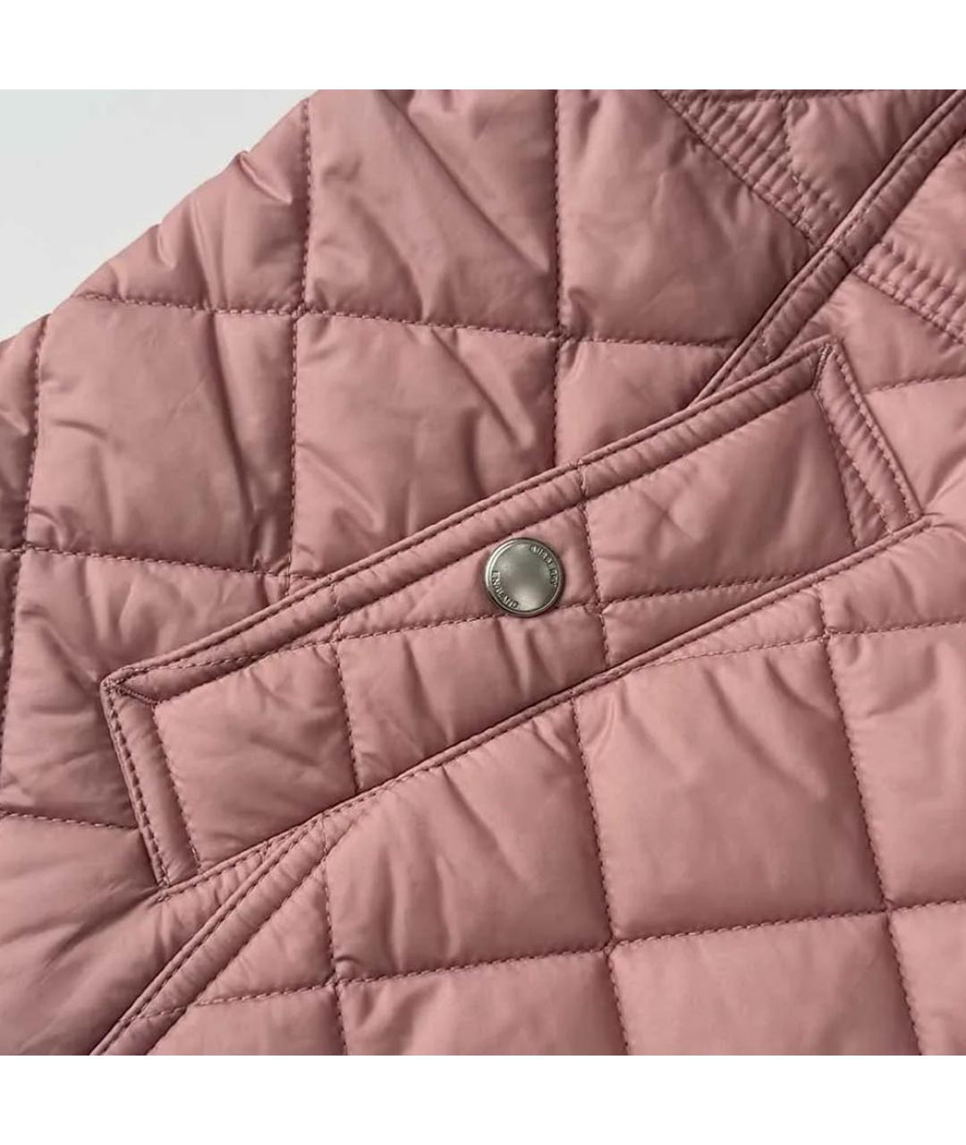 BURBERRY Розовая куртка, фото 4