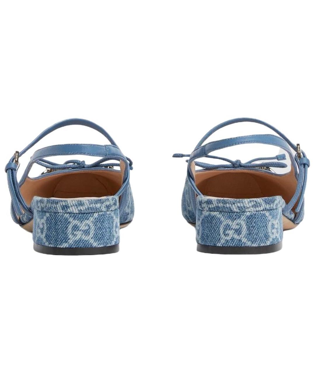 GUCCI Синие туфли, фото 5