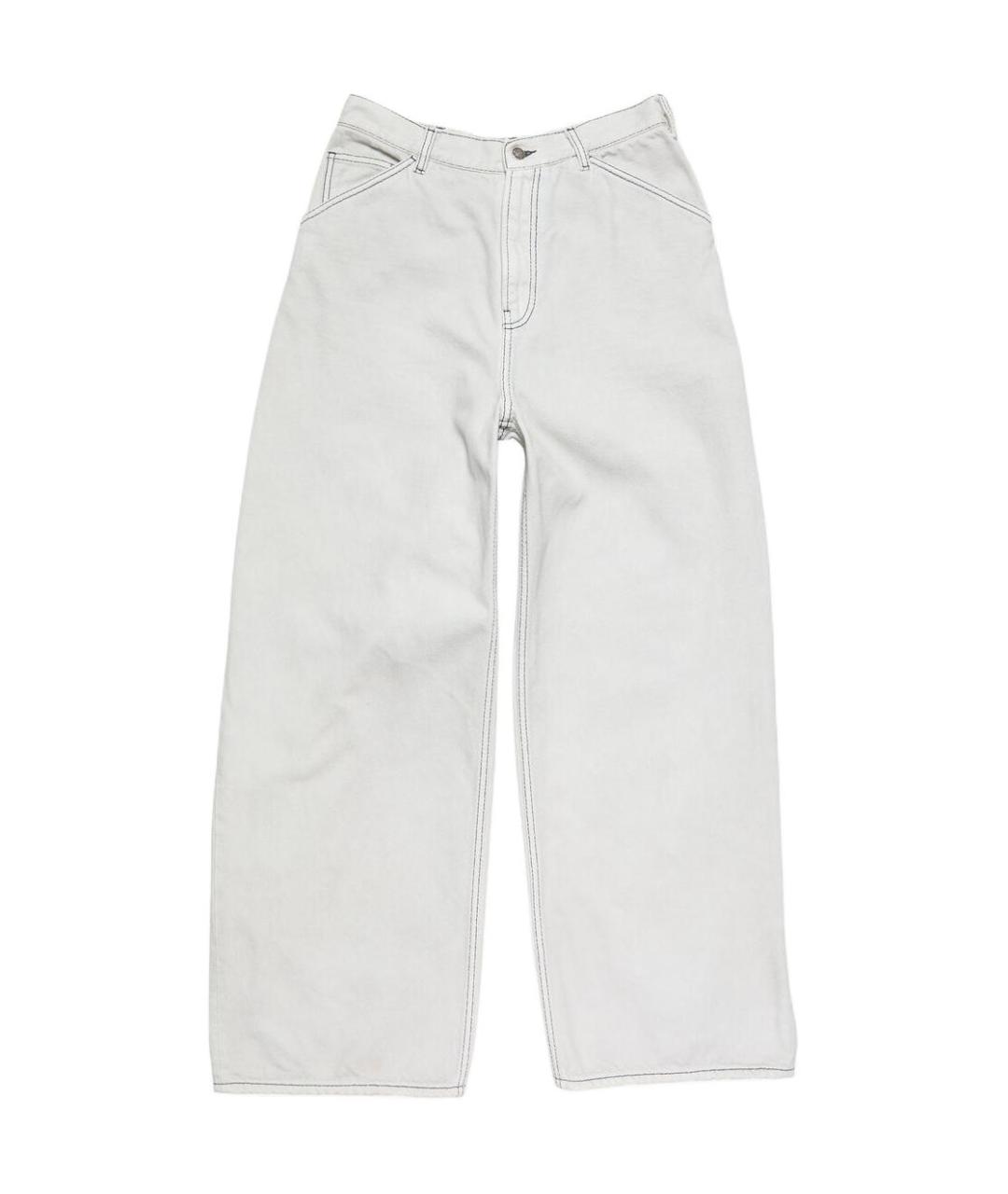 ACNE STUDIOS Бежевые прямые джинсы, фото 1