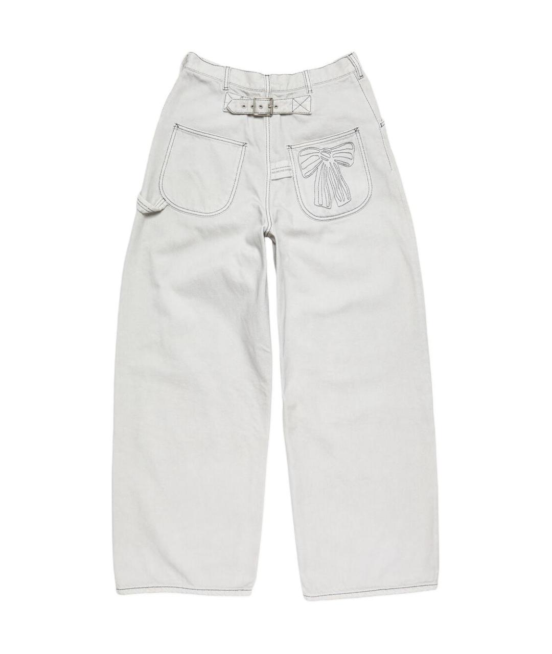 ACNE STUDIOS Бежевые прямые джинсы, фото 2