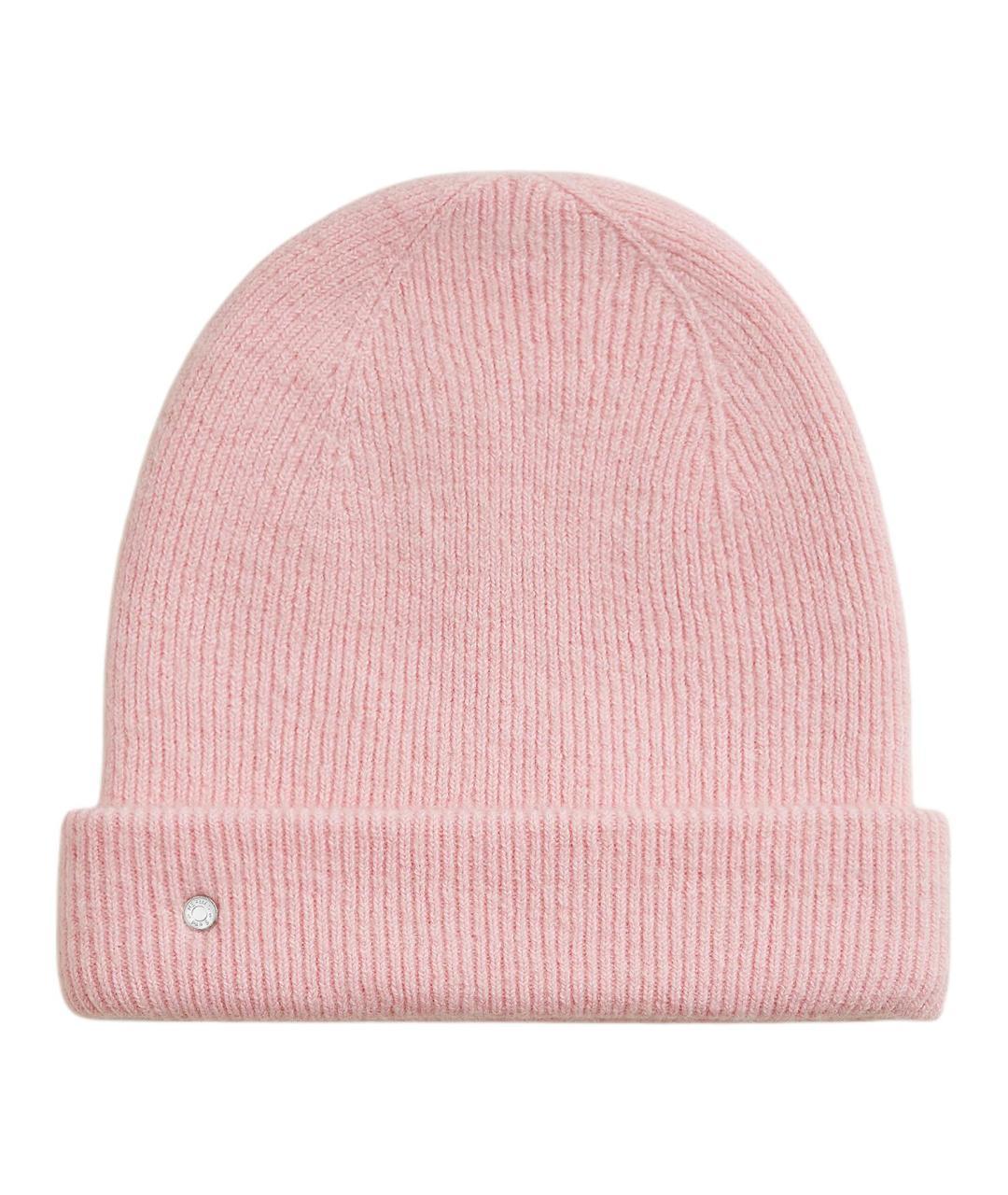 HERMES Розовая шерстяная шапка, фото 3