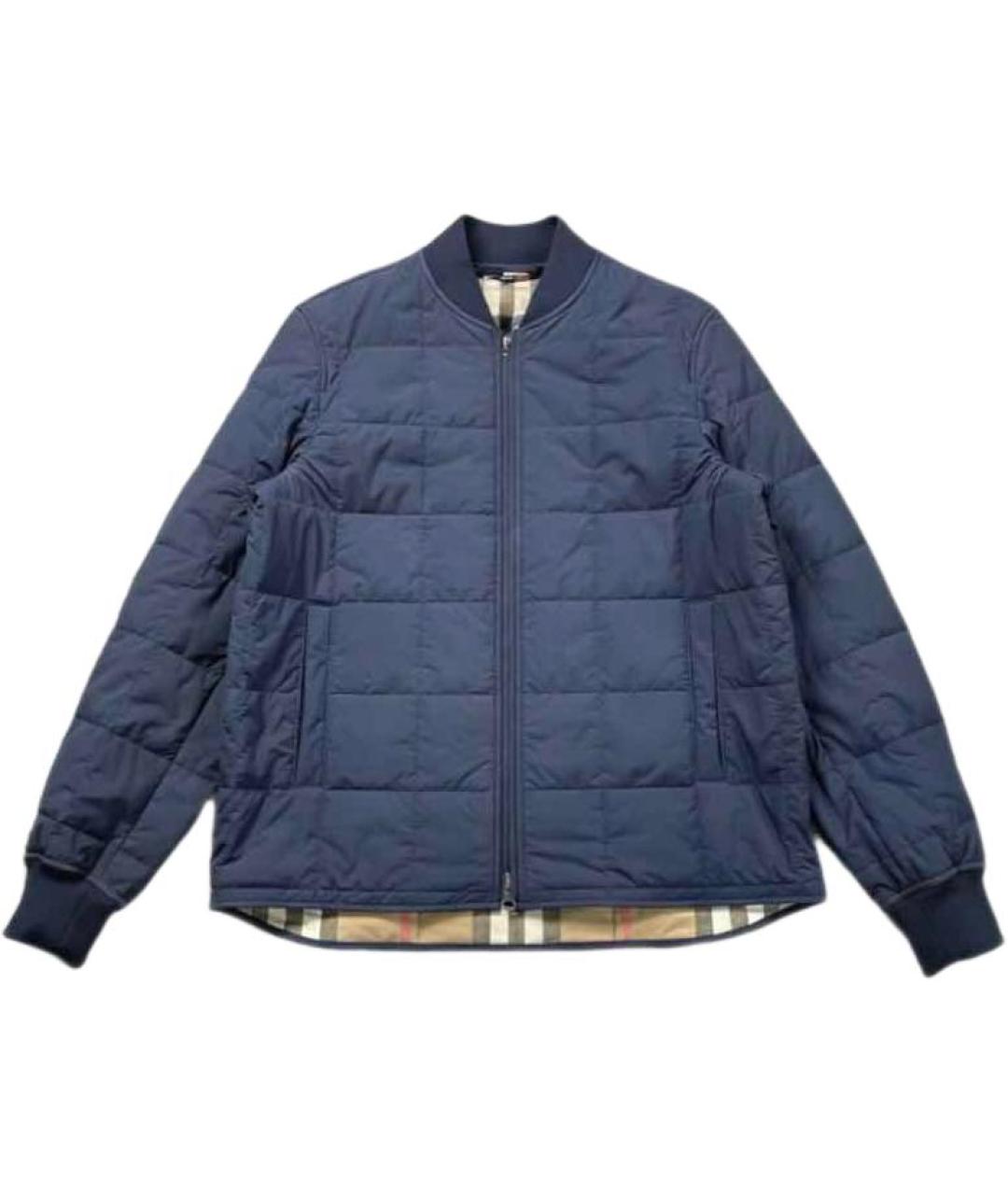 BURBERRY Темно-синий пуховик, фото 1