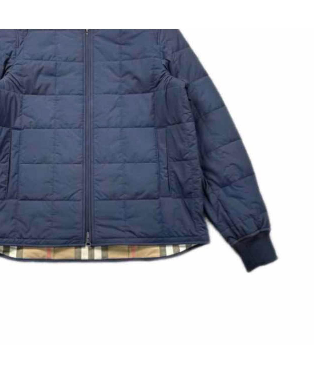 BURBERRY Темно-синий пуховик, фото 3