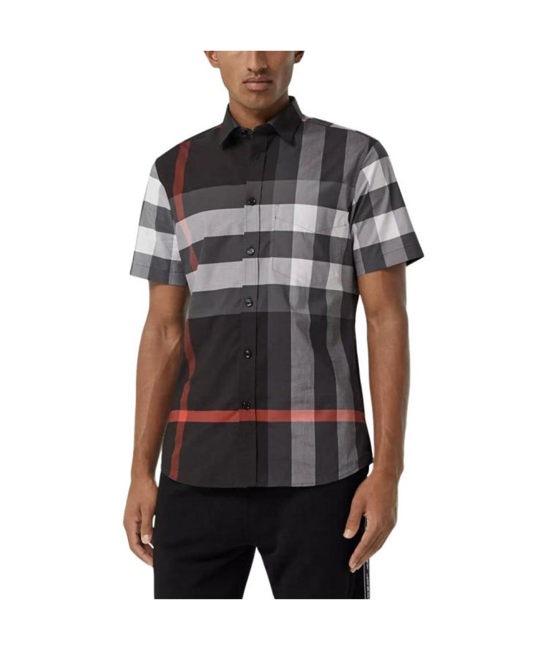 BURBERRY Черная кэжуал рубашка, фото 3