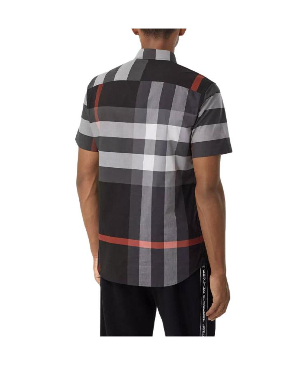 BURBERRY Черная кэжуал рубашка, фото 4