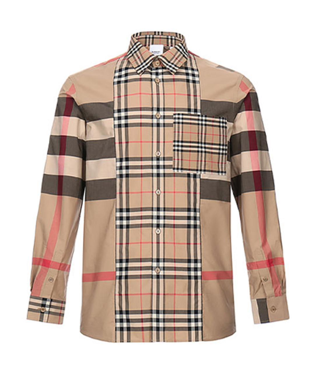 BURBERRY Бежевая кэжуал рубашка, фото 3