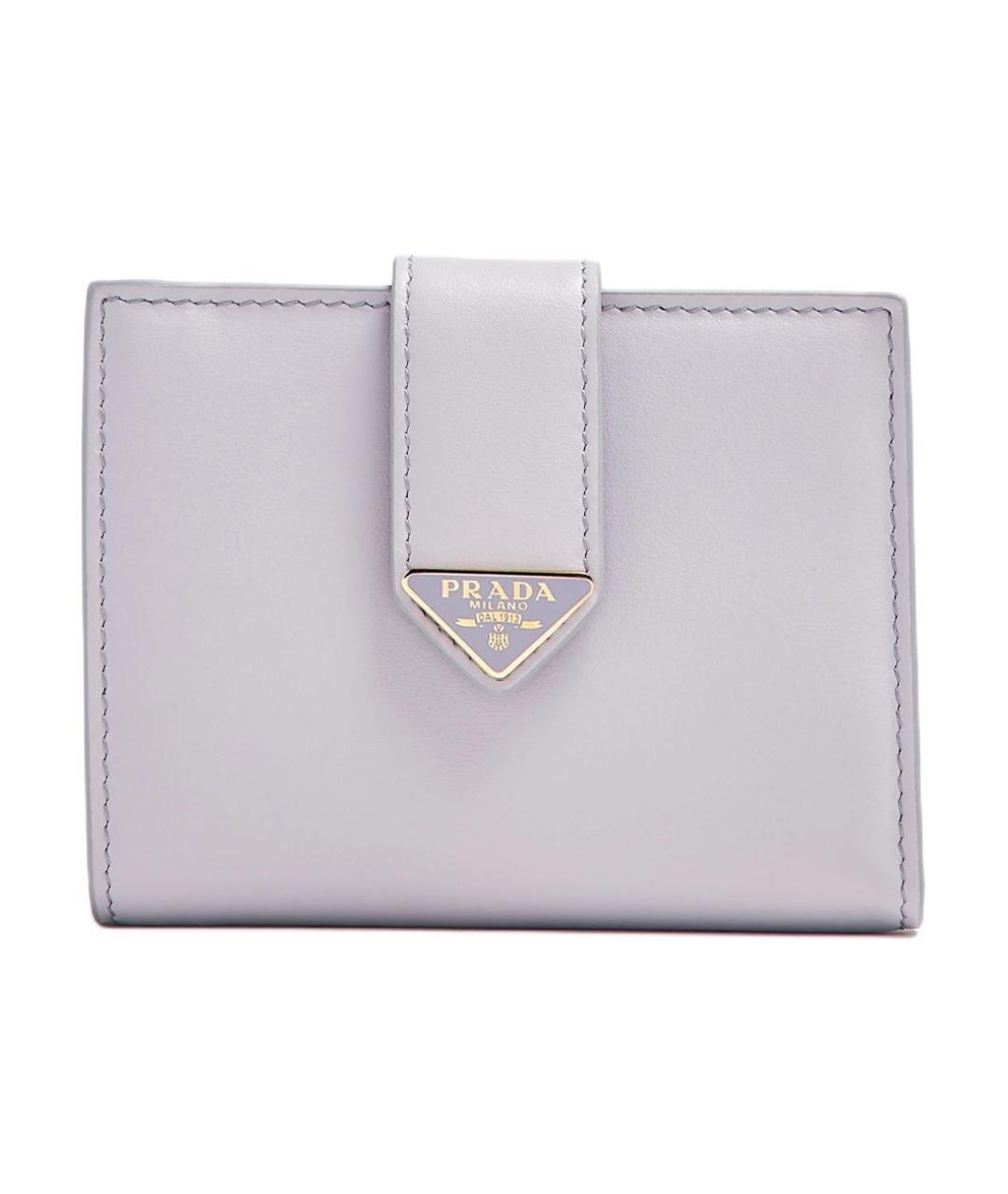 PRADA Фиолетовый кожаный кошелек, фото 1