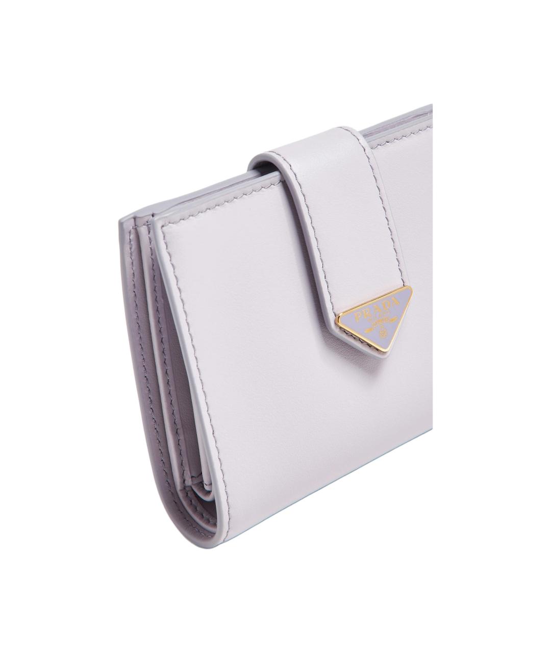 PRADA Фиолетовый кожаный кошелек, фото 4