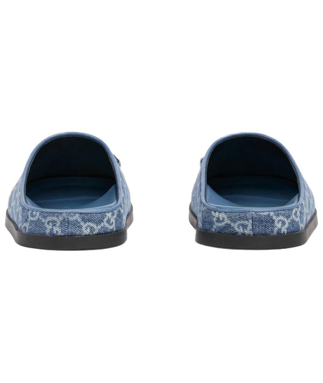 GUCCI Синие мюли, фото 5