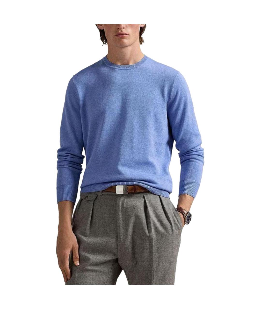 POLO RALPH LAUREN Синий джемпер / свитер, фото 2